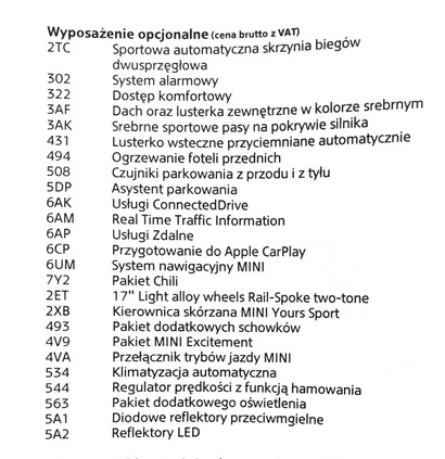 MINI Cooper S cena 99999 przebieg: 31500, rok produkcji 2020 z Gliwice małe 37